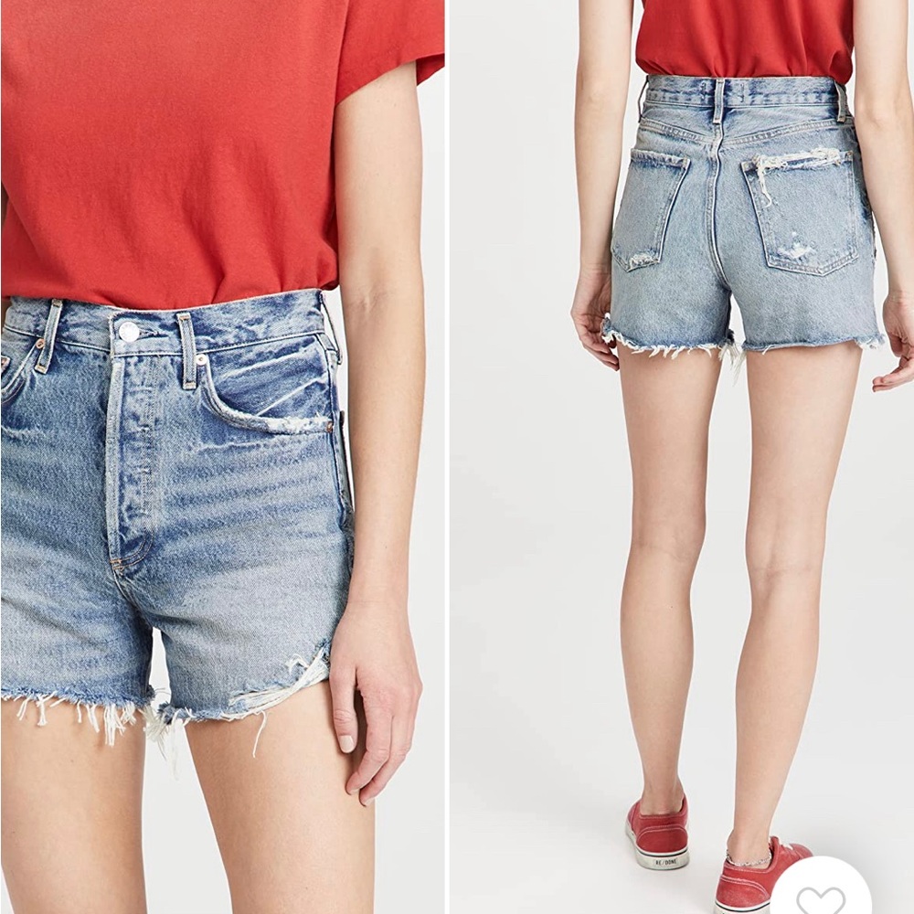 Agolde Dee Ultra High Rise denim shorts
